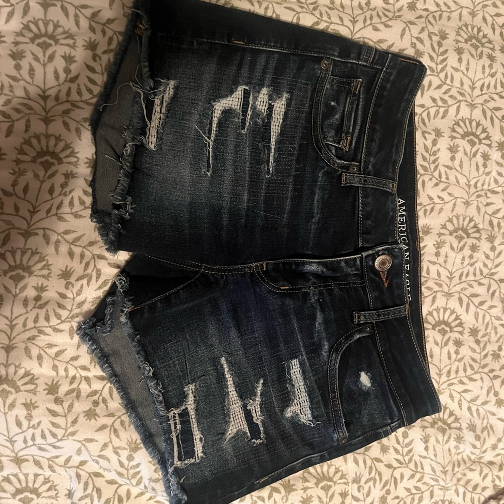 American Eagle Distressed Denim Shorts